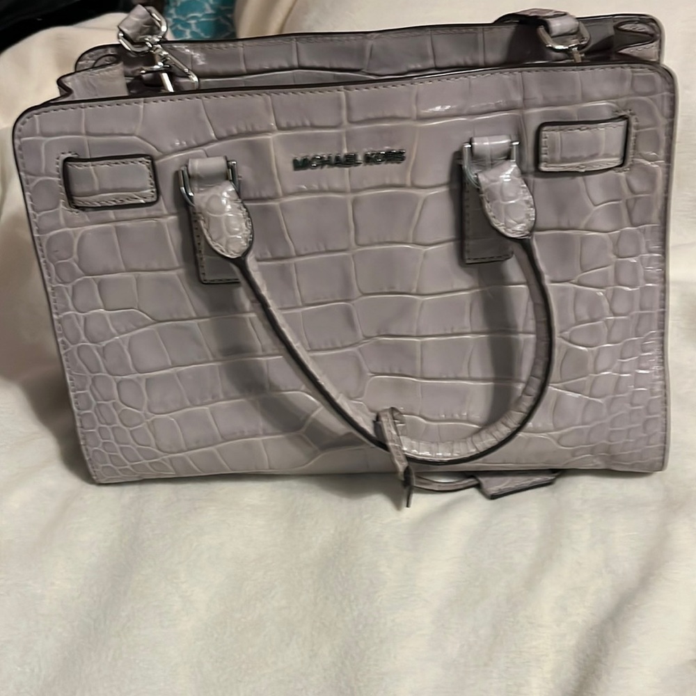 Like New! Michael Kors grey handbag